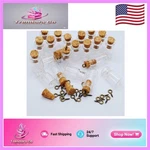 Elegant 0.5ML Tiny Glass Bottles With Cork Stoppers - Perfect For Decor & Favors. Fixed Price $21.99.