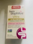 Jarrow Formulas, Inc. Vegan Fem-dophilus 50 Billion Cfu 30 Caps Exp 3/27. Fixed Price $39.99.