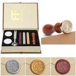Wax Seal Stamp Kit Antique Brass Handle With 3 Sticks Spoon Set. Fixed Price $26.49.