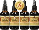 J.crow's Lugol's Solution Of Iodine 2% Oz Four Pack (4 Bottles). Fixed Price $62.00.
