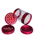 Diamond 4 Part Herb 50 Mm Grinder With Glass Storage Jar Red. Fixed Price $29.50.