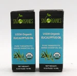Sky Organics Eucalyptus Essential Oil 2-PACK (10 Ml.) 100% Pure Usda. Fixed Price $8.99.