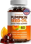 Sugar-free Pumpkin Seed Oil Gummies 60 Count (pack Of 1), Orange. Fixed Price $68.57.