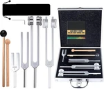 4PCS Tuning Fork Medical Sound Healing SET(128HZ, Om 136.1HZ, Mi 528HZ, ..... Fixed Price $85.45.