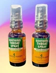 Lot Of 2, Herb Pharm Soothing Throat Spray - Immune Support, 1 Oz Each, Pack. Fixed Price $26.98.