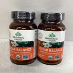 2X Organic India Sugar Balance Healthy Glucose Metabolism 90 Veg Caps Exp 12/27. Fixed Price $31.14.