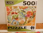 Seed Packets Lang 500 Piece Jigsaw Puzzle - Complete Sunflower, Rose, Daisy. Fixed Price $9.95.