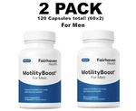 Boost For Men, 2 Pack, Support Sperm Motility, 60 Capsules Each. Fixed Price $60.99.