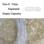 Size Clear Empty Gelatin Capsules 10000 Count Kosher Halal Pure Pill. Fixed Price $65.00.