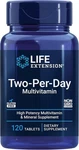 Two Per Day Multivitamin 120 Cap Vitamins B, D, Zinc, Mineral Life Extension. Fixed Price $24.49.