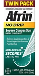 Afrin Drip Severe Congestion Nasal Mist Twin Pack, Non-drowsy, Fast-acting De. Fixed Price $21.99.