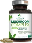 Complex Supplement Capsules - 10 Mushrooms Lions Mane, Reishi, Chaga. Fixed Price $21.12.