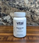 Vital Nutrients Vitamin D3 10,000 Iu Supplement 60 Capsules BB:11/2026. Fixed Price $19.95.