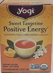Yogi Sweet Tangerine Positve Energy. Fixed Price $14.00.