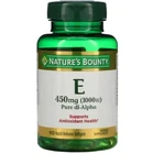 Nature's Bounty Vitamin Pure Dl-alpha Supplement Softgels 450 Mg 60 Ct. Fixed Price $25.47.