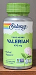 Solaray Valerian Root 100 Capsules True Herbs Vegcaps. Fixed Price $13.99.