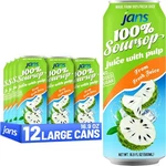 Soursop Juice With Pulp (guanabana), 16.9 Oz (pack Of 12) Jans 100% Pure. Fixed Price $34.58.