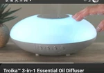 Sparoom Troika 3 In 1 Essential Oil Aromatherapy Diffuser New Sealed Box Rare. Fixed Price $29.00.