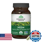 Organic India Neem Leaf Capsules - Herbal Supplement, Supports Skin & Immune Hea. Fixed Price $50.78.