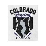 Colorado Baseball Soft Minky Blanket - Lightweight Velveteen Fleece Throw. Fixed Price $59.99.