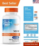 Nature Best 1500MG Msm Supplement - Supports Joints, Hair & Skin 120 Tablets. Fixed Price $28.99.