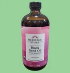 Heritage Store Black Seed Oil 16 Fl Oz Cold Pressed Vegan Exp. 12/2026. Fixed Price $43.89.