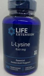 Life Extension L-lysine Essential Amino Acid 620 Mg, 100 Vegetarian Capsules. Fixed Price $15.00.