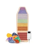 Healthyline Rainbow Chakra 5318 Heating Chair Pad - Photon Pemf Mat 53" X 18". Fixed Price $1249.00.