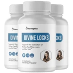Divine Locks Complex Advanced Unique Hair Growth Vitamins -3 Pack- 180 Capsules. Fixed Price $69.95.