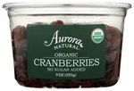 Aurora Natural Organic Cranberries No Sugar Added 9 Oz. Fixed Price $146.99.