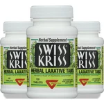 Swiss Kriss Herbal Laxative Tabs 120 Tablets Ct 3 Pack. Fixed Price $32.99.