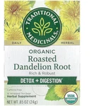 Organic Roasted Dandelion Root For Detox & Digestion - 16 Kosher Teabags. Fixed Price $9.99.