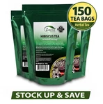 Hibiscus Tea 150 Bags Bulk Zokiva Herbal Caffeine Free Fresh Natural. Fixed Price $29.95.