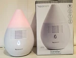 Sparoom Scentifier Essential Oil Diffuser White W/ Rotating Color Light Mode. Fixed Price $9.95.