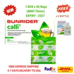 60 Bags Sunrider Calli Mint Flavor Concentrated Herbal Tea Exp 2027 Free Ship. Fixed Price $235.00.