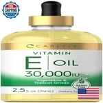 Carlyle Vitamin Oil 30000 Iu 2.5 Fl Oz Ingestible Topical Grade Moisturizing. Fixed Price $12.32.