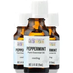 Aura Cacia Peppermint Pure Essential Oil Cooling 0.5 Oz 3 Pack. Fixed Price $28.99.