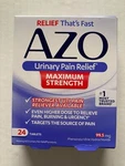 Azo Urinary Pain Relief Maximum Strength, #1 Most Trusted Brand, 24 Tablets. Fixed Price $30.61.