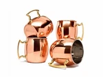 Pure Copper Mug Moscow Mule - 16 Fl Plain Thick Barrel Ni Inside 4. Fixed Price $84.99.