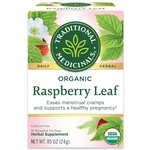 Traditional Medicinals Tea, Organic Raspberry Leaf, Eases Menstrual Cramps, Supp. Fixed Price $8.49.