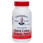 Quick Colon 100 Vegicaps By Dr. Christophers Formulas. Fixed Price $27.25.