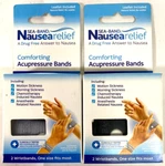Lot Of 2 Pairs Sea-band Wrist Comforting Acupressure Bands Black & Gray New!. Fixed Price $12.99.