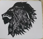 Unique Rectangle Retro Art Lion Custom Mouse Pad Non Slip Rubber Base New. Fixed Price $8.25.