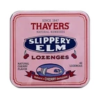 Thayers Slippery Elm Lozenges Full Sealed Tin Collectible Cherry Dated 3/23. Fixed Price $75.00.