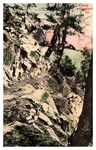 Postcard Along Mount Wilson's Trail Sierra Madre California Hand Painted B1734. Fixed Price $5.95.