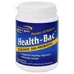 Probiotic Health-bac North American Herb And Spice 100 Grams Ecologic 500. Fixed Price $39.99.