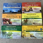 Bigelow Herbal Tea Variety Pack 6 Flavors Caffeine Free - 118 Total Bags. Fixed Price $26.99.
