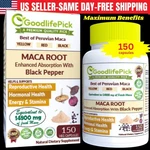 Maca Root Capsules. Yellow Black Red & PEPPER-150. Fixed Price $19.99.