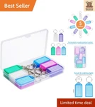 Vibrant 20 Pack Key Tags With Clip And Storage Container For Clutter-free Living. Fixed Price $12.99.