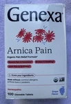 Genexa Arnica Tablets For Pain Relief 100 Exp 2/27. Fixed Price $15.99.